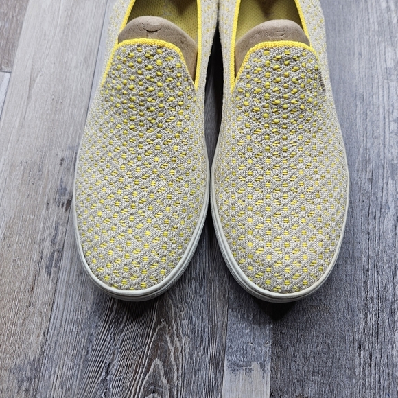 Rothy's The Original Slip On Sneaker Womens's 8 Lemon Yellow Honeycomb - Picture 2 of 9